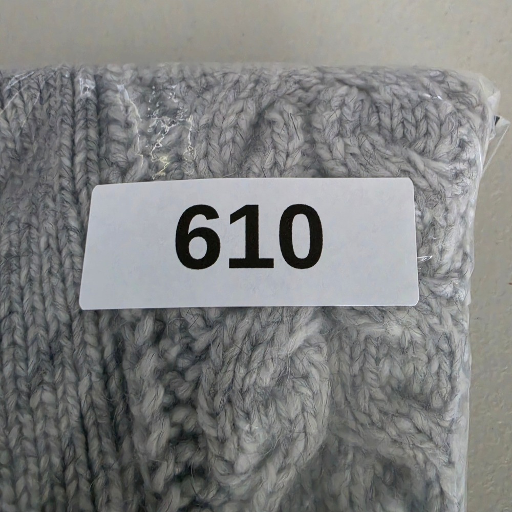 GAP Cardigan Womens XS Heather Grey Cable Knit Open Front Sweater S/352721-01 - Picture 16 of 16